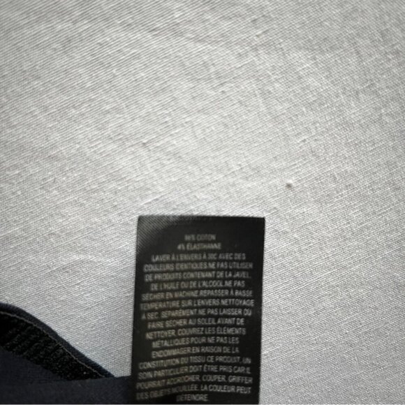 Ted Baker London classic black flat front cotton trousers Sz 31 - Picture 9 of 13